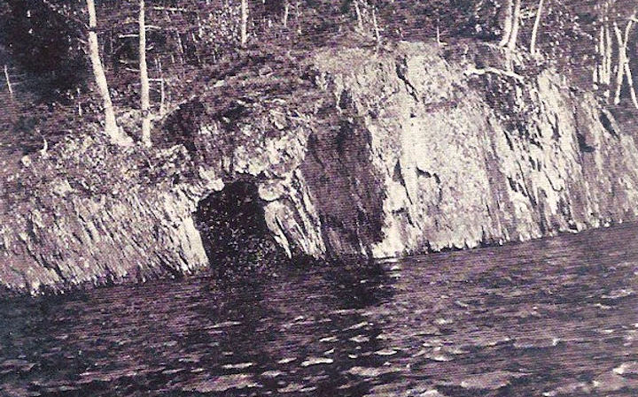 Skinner Island cave
